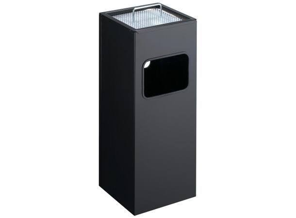 Avfallsbeholder DURABLe m/askebeger 17L Sort stilren avfallsbeholder+ askebeger 